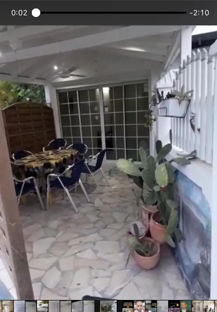 Le Sable Bleu - Evasion Tropicale A Sainte-Anne - Plage 5Min - Piscine - Parking - Logement Climatise - Vue Sur Les Palmiers - Parfait Pour Sejours En Famille Ou Entre Amis 0*, Sainte-Anne (Grande-Terre)